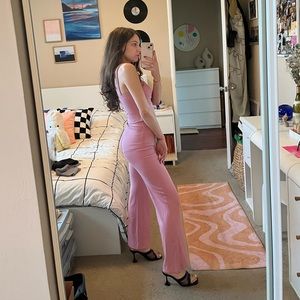 Aritzia wilfred free pink set